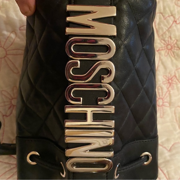 Moschino Leather Bucket Bag - Picture 13 of 16